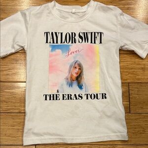 Taylor Swift The Eras Tour White Swifty T-Shirt size 120 (6yrs)